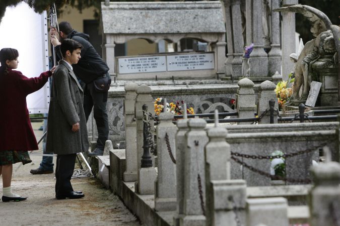 Rodaje en Logroo de la pelcula 'Los muertos no se tocan, nene' -14